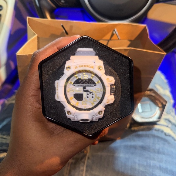 New G-Shock White Digital Watch